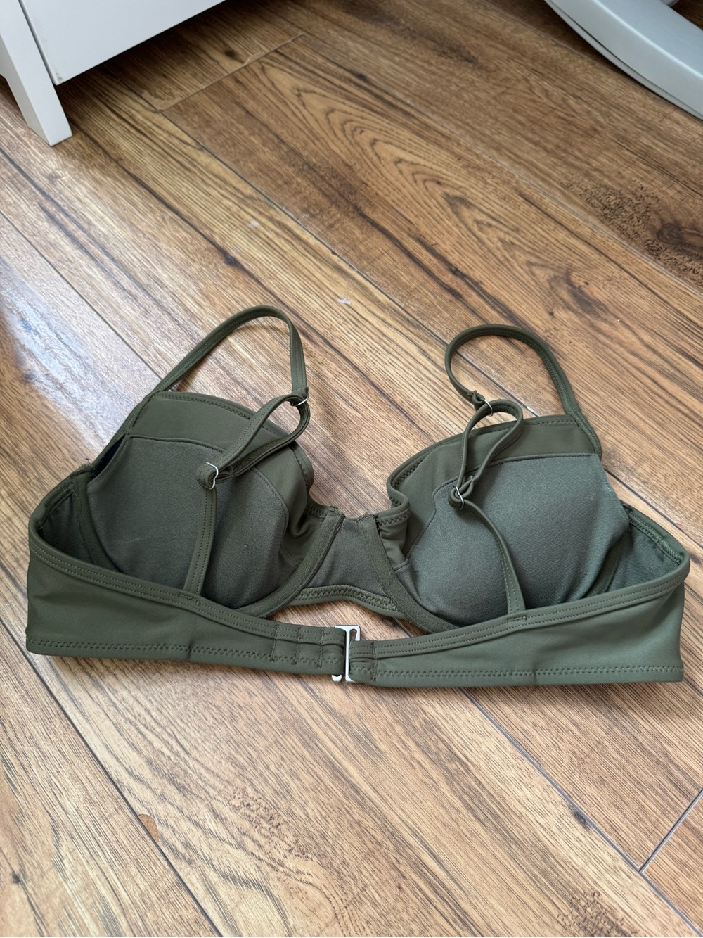 Old Navy Olive Green High-Waist Bikini Set with Underwire Top - Picture 3 of 5